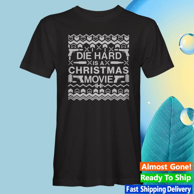 Official Hodgetwins Merch Die Hard Is A Christmas Movie Hooded Sweatshirt