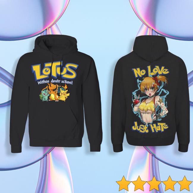 Official Within Destruction WD Lotus x Pokemon Pullover Hoodie
