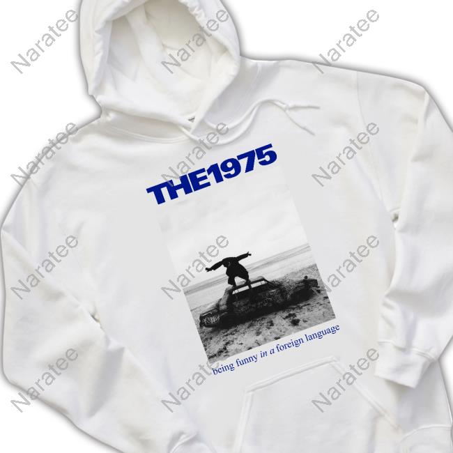 The 1975 Merch The 1975 Being Funny In A Foreign Language Crewneck Sweatshirt