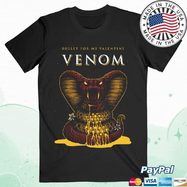 Official Bullet for My Valentine Merch Clothing BFMV Venom Mead Tee