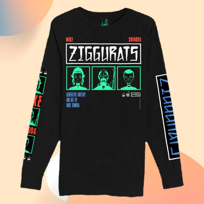 Mike Shinoda Merch Ziggurats Trio Tee