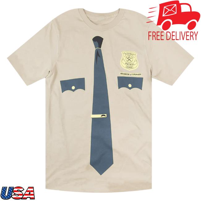 Official Hello Merch Broken Lizard Highway Patrol Hot Shirt BrokenLizard HelloMerch
