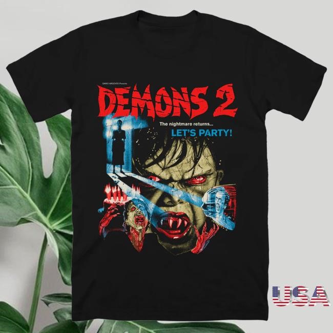 Official Cavity Colors Merch Store Shop Demons 2: '80S Horror Promo - Shirt New CavityColors