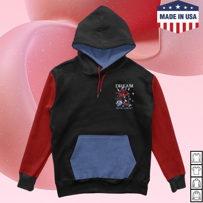 Official Dream Clothing The Demon Laughs Color Block Sweater Dreamclothinghq