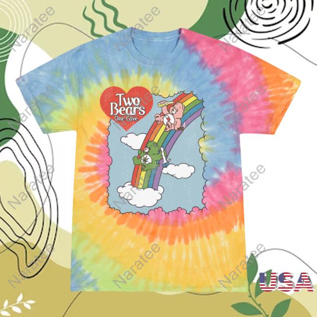 Official Ymh Studios Two Bears, One Cave Tie Dye Hot Shirt Ymhstudios