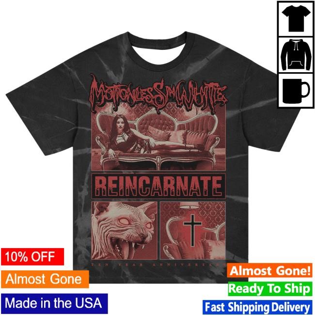 Official Miwmerch Motionless In White Evil Eyes Shirt 2024 (Dye) Miw Merch Store