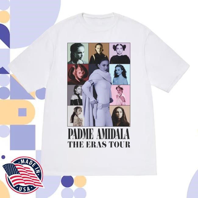 Padme Amidala Merch Padme Amidala The Eras Tour T-Shirt