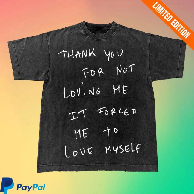 Do Not Disturb Clothing Store Shop Dnd By Ferris Thank You For Not Loving Me Hot Shirt Black