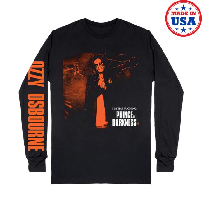 Ozzy Osbourne Merch Prince Of Darkness Sweatshirt