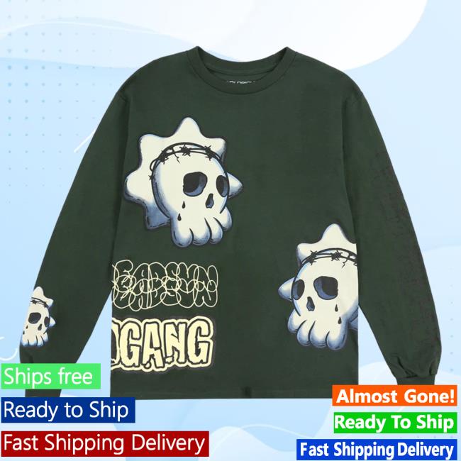 Skull Graf Love Long Sleeve Tee Shirt