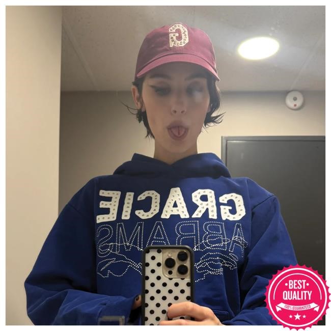 Official Gracie Abrams Merch Store G Abrams Maroon Adjustable Hat GracieAbrams