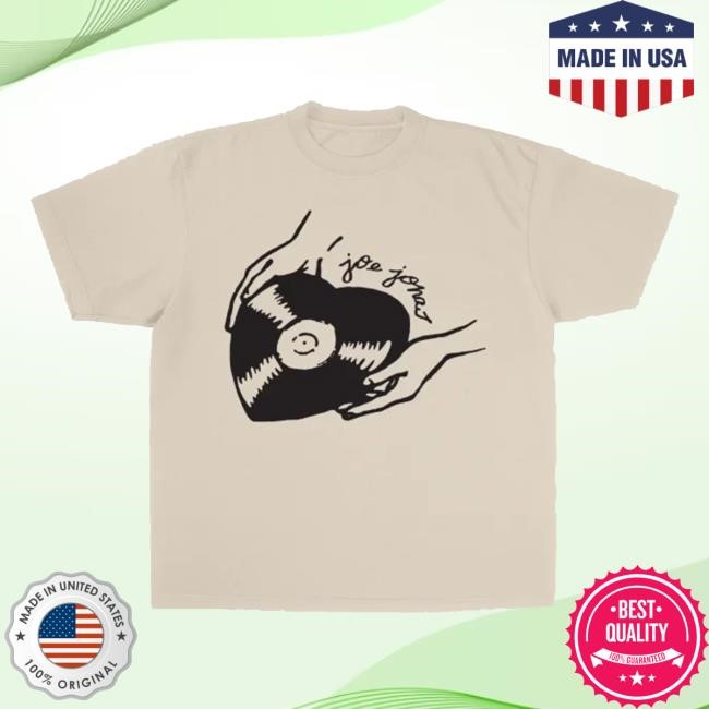 Heart Record Hoodie - Sand Hoodie Joe Jonas