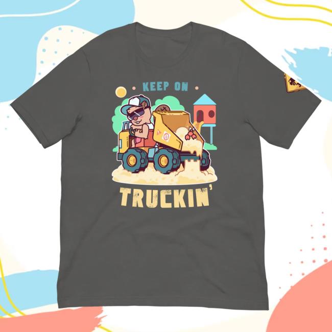 Official Pretend Again Keep on Truckin' Tees Grey (OwO / Oh Woah Shirt)