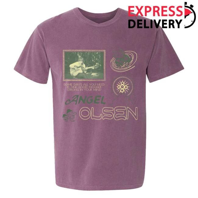 Official Hello Merch Angel Olsen Lights Out Hooded Sweatshirt AngelOlsen HelloMerch