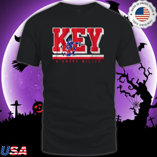 K’Andre Miller New York Rangers Key Tee Shirt