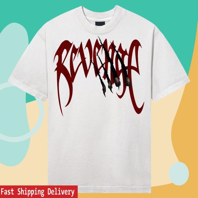 Official City Morgue Merch Revenge X City Morgue Arch Logo Claw T-Shirt Cement/Red City Morgue Clothing