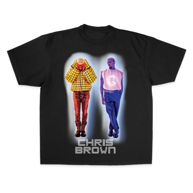 Official Chris Brown 11:11 Black S/S Shirt New