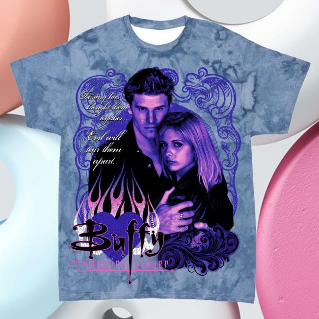 Official Studiohouse Designs Angel Tiedye Tees An Ugly Death (Blue)