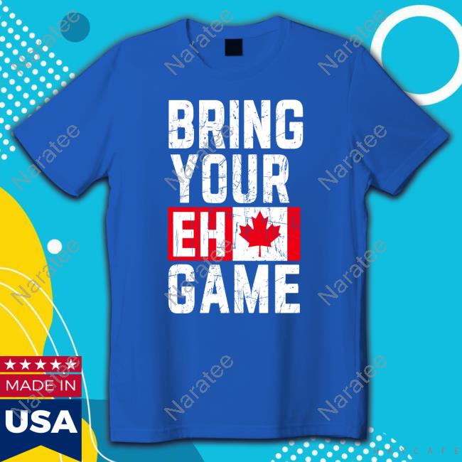Andrea Dejong Bring Your Eh Game Canada Flag Shirt