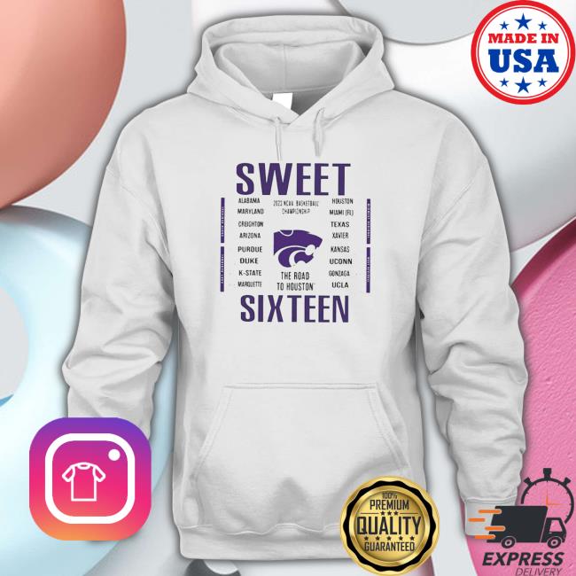 K-State Wildcats 2023 Sweet 16 Bracket Shirt