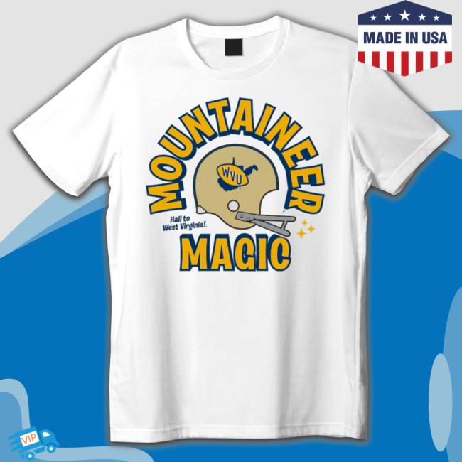 WVU Football Mountaineer Magic T Shirt