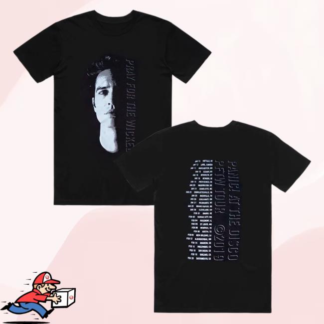 Official Panic! at the Disco Merch Store Panic! At The Disco Face Tour Tshirt