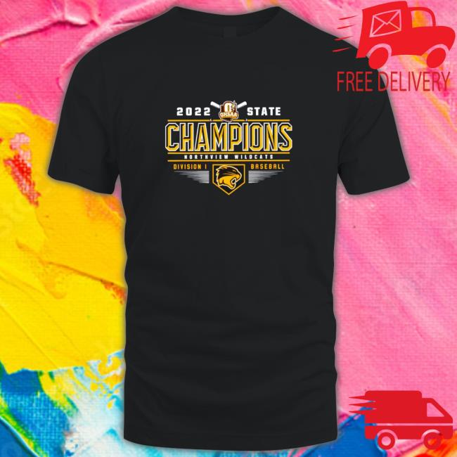 Official Northview Wildcats 2022 OHSAA Baseball Division I State Champions Long Sleeve T Shirt