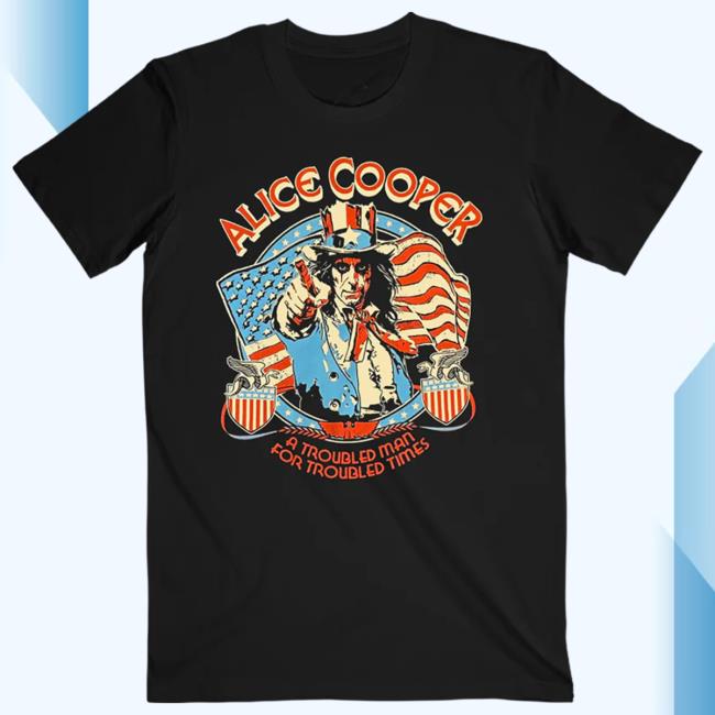 Alice Cooper Official Shop Merch Presidential Seal Shirt 2024