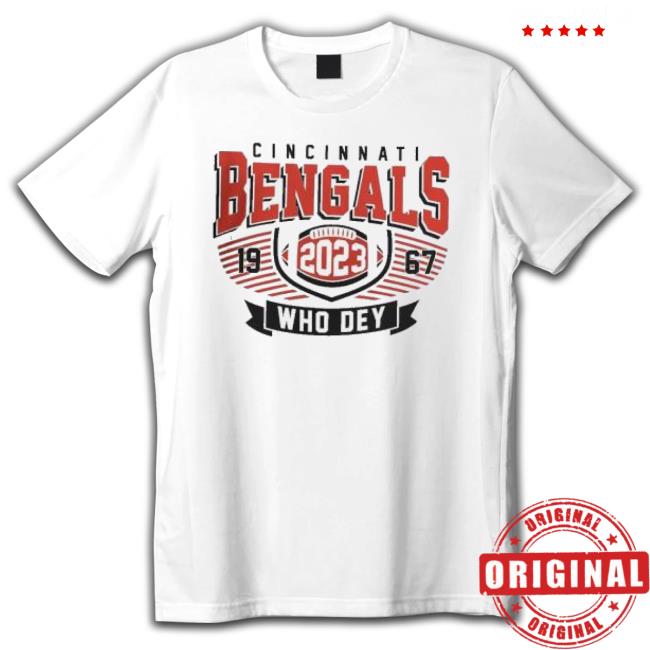 Cincinnati Bengals 1067 2023 Who Dey Long Sleeve Shirt