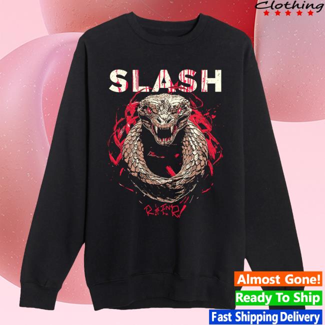 Slash Official Merch Shop Apparel Coil Black Crewneck Sweatshirt