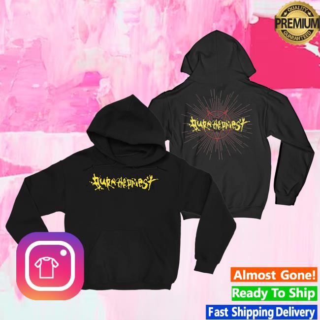 Burn The Priest Logo LS Hoodie Lamb Of God