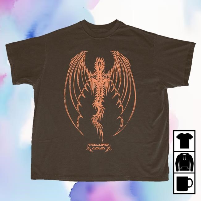 Official Rolling Loud Merch Store Shop Rolling Loud RL Dragon Bones Brown Shirt RollingLoud