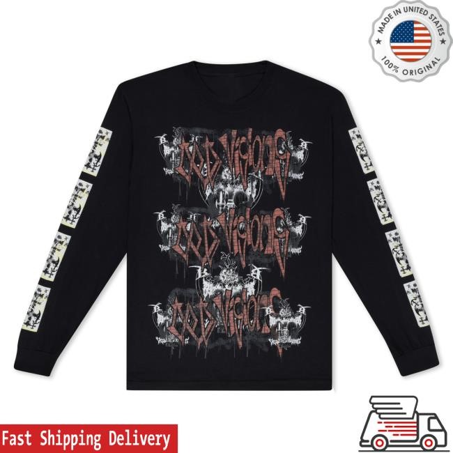 Official Bladee Merch Store Bladee Shielded By Grace Long Sleeve Shirts