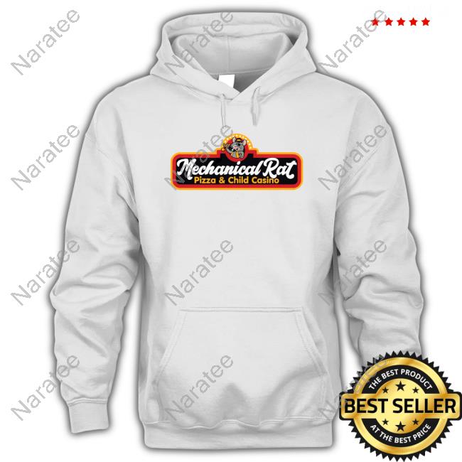 Official Shirtoid Merch Mechanical Rat Pizza & Child Casino T Shirts