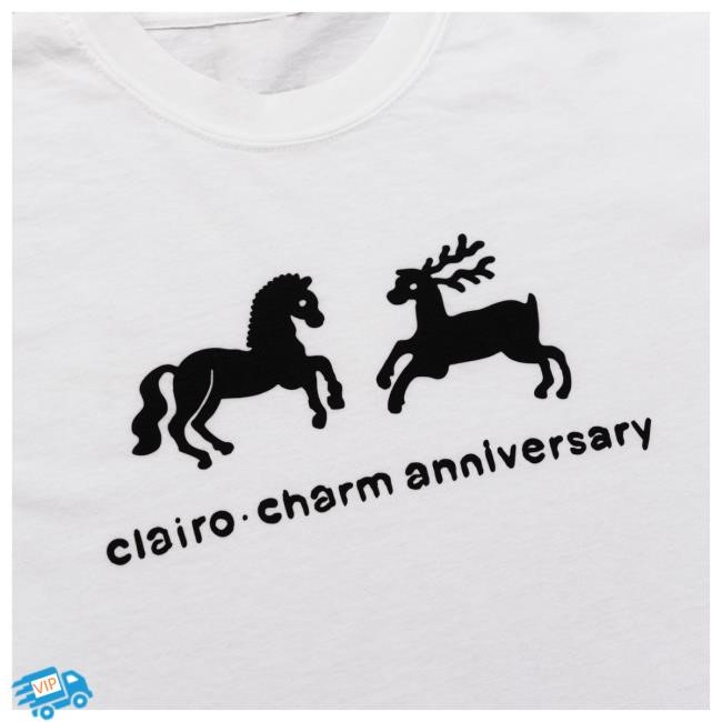Official Clairo Merch Store Clairo Charm Wildlife Top Shirt (White)