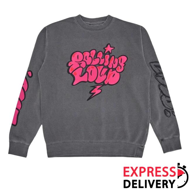 Official Rolling Loud Merch Rl Sketchy Logo Sweatshirt
