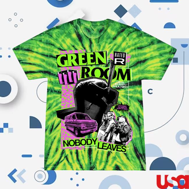 Official Studiohouse Designs Green Room Tie Dye Tee Shirt Toxic Waste
