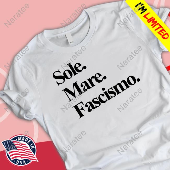 Dago Supremacy Sole Mare Fascismo Shirt
