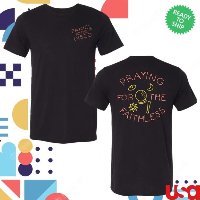 Official Panic! At The Disco Merch Store 2019 Faithless Tee Panic! At The Disco Official Panic! At The Disco Merch Store 2019 Faithless Tee Shirt Panic! At The Disco