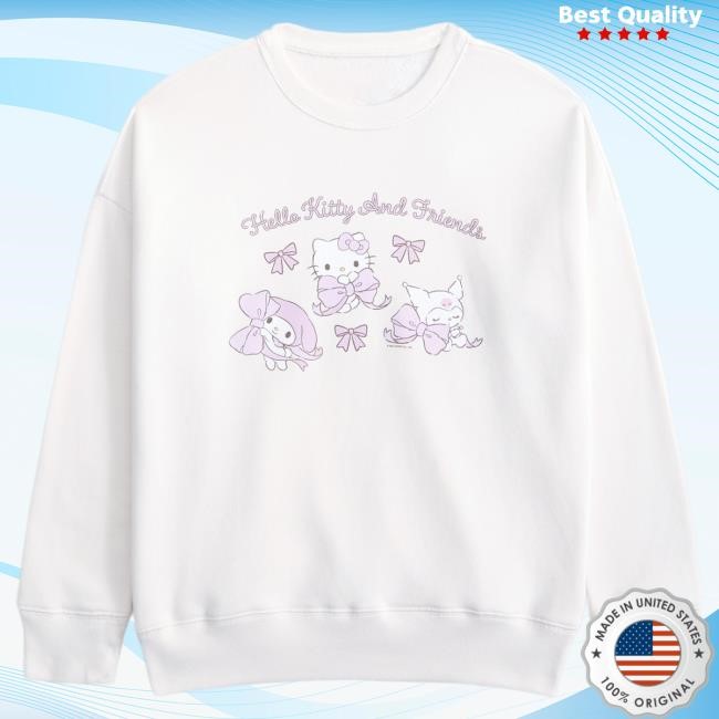 Official Abercrombie And Fitch Apparel Clothing Merch Store Shop Abercrombie Legging-Friendly Hello Kitty Graphic Crew