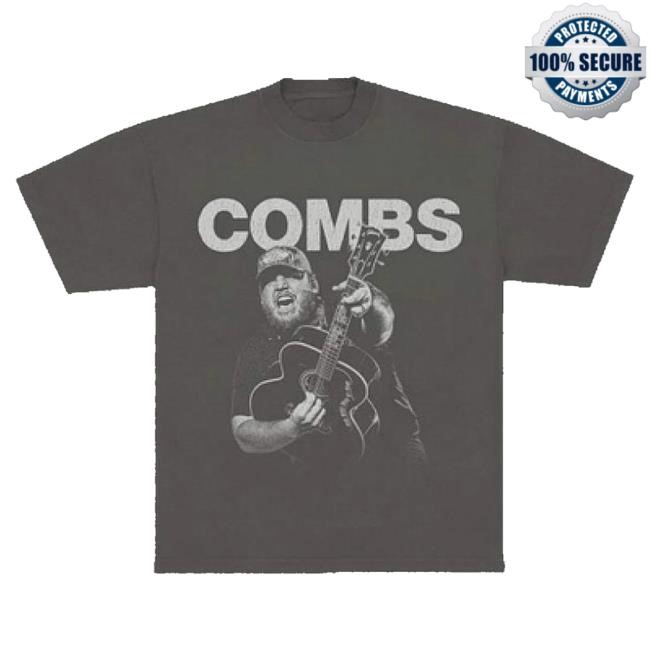Official Luke Combs Tour Merch 2024 Photo T-Shirt
