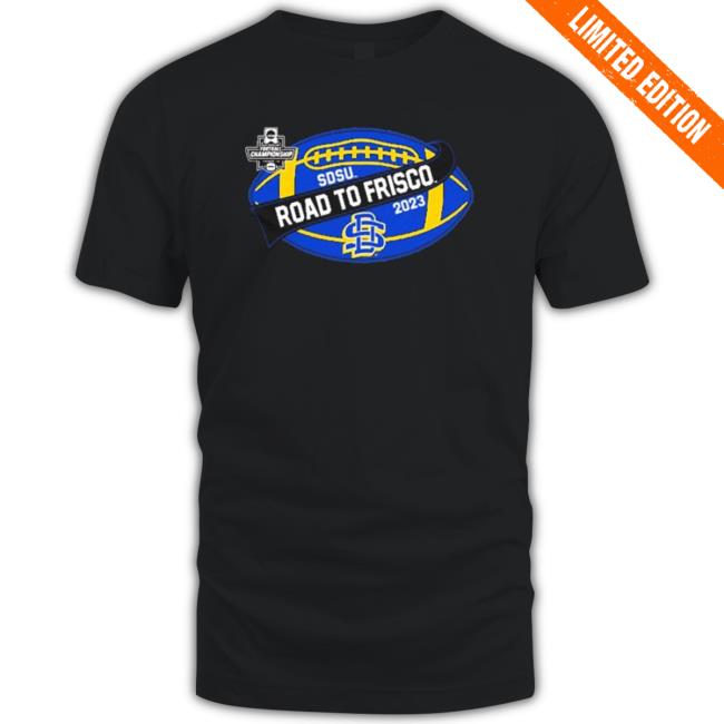 Sdsu Jackrabbits The Road To Frisco 2023 Ncaa Division I Football Championship Shirt