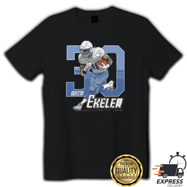 Austin Ekeler Los Angeles Chargers Player Number Crewneck Sweatshirt