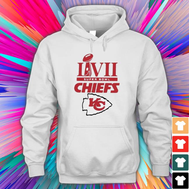 Official Super Bowl Champions Lvii 2023 Kansas City Chiefs Trophy Crewneck Sweatshirt