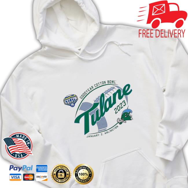 Official Tulane Green Wave 2023 Cotton Bowl Arlington Long Sleeve T Shirt
