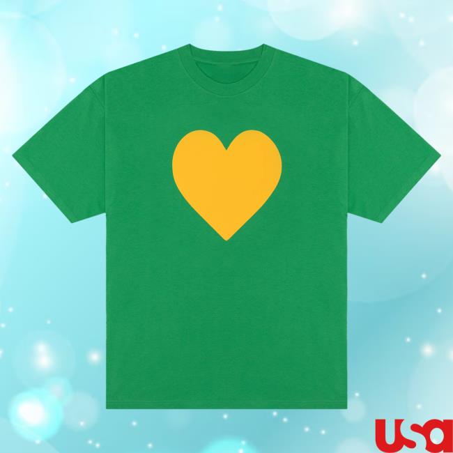 Official Drew House Merch Store Shop Love Ss Top Shirt Green DrewHouse Apparel Clothing