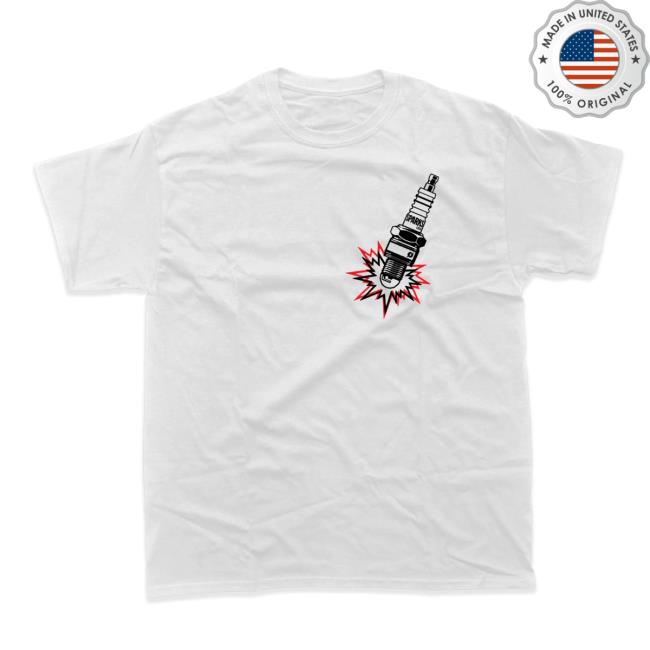 Sparks Official Merchandise Store 45Th Anniversary Edition - Sparks Plug T-Shirt (White)