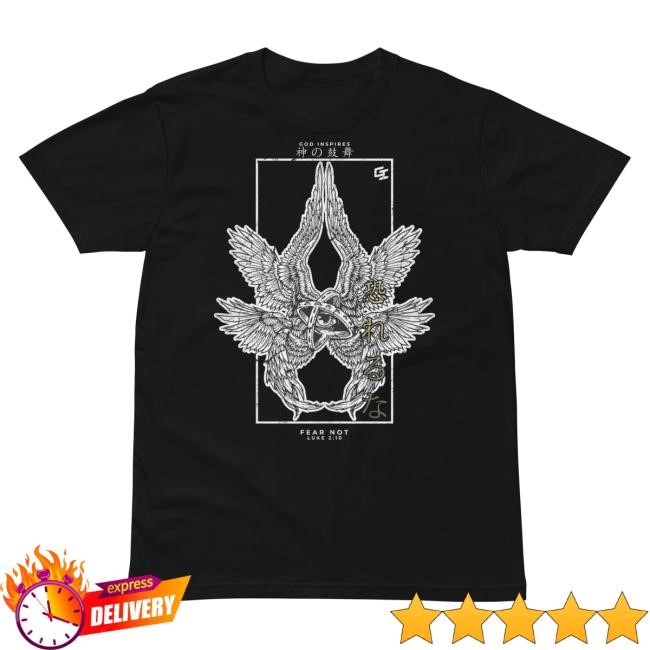 Official God Inspires Clothing Store 'Fear Not' Staple Attractive Shirt