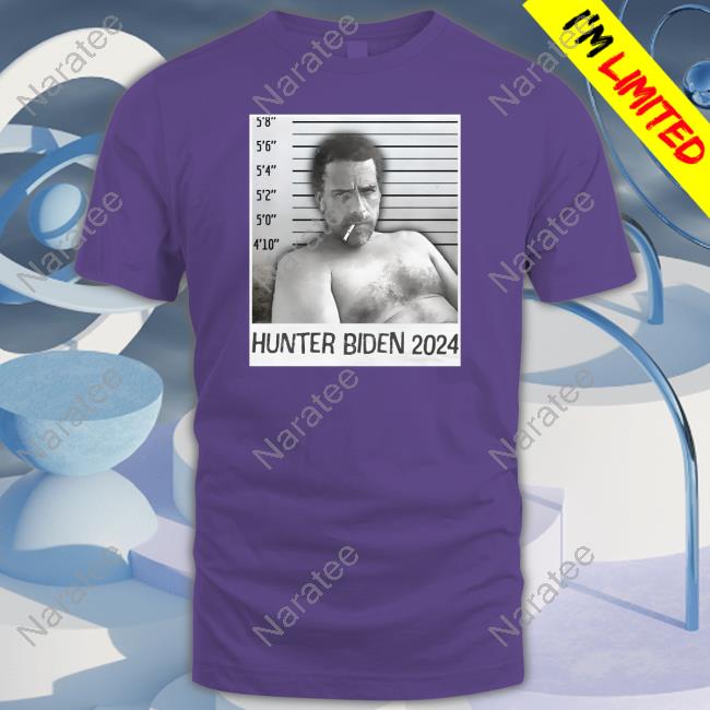 Official Hunter Biden 2024 Mugshot T Shirt