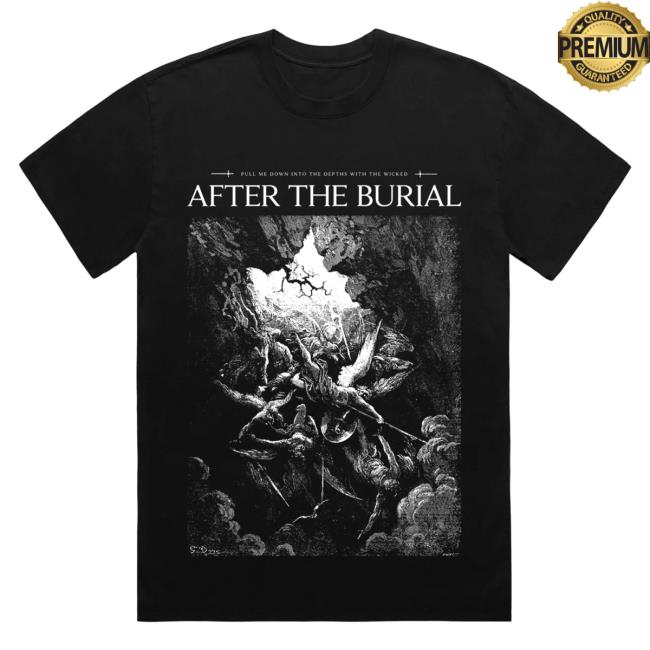 Official After The Burial Merch Mouth Of Hell Black Long-Sleeve